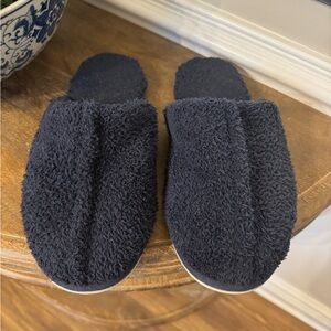 Barefoot Dreams Men's Slippers Size Large Blue